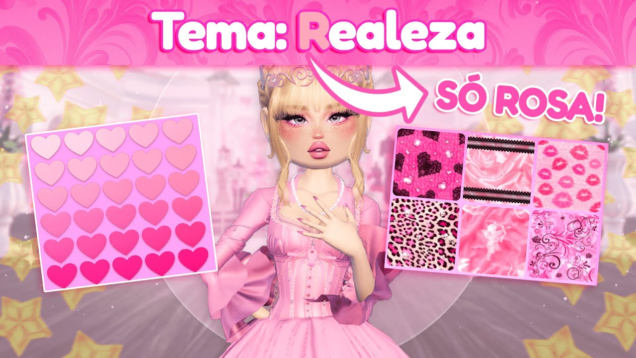 Primeira LETRA do TEMA decide AS CORES DO LOOK no Dress to Impress!