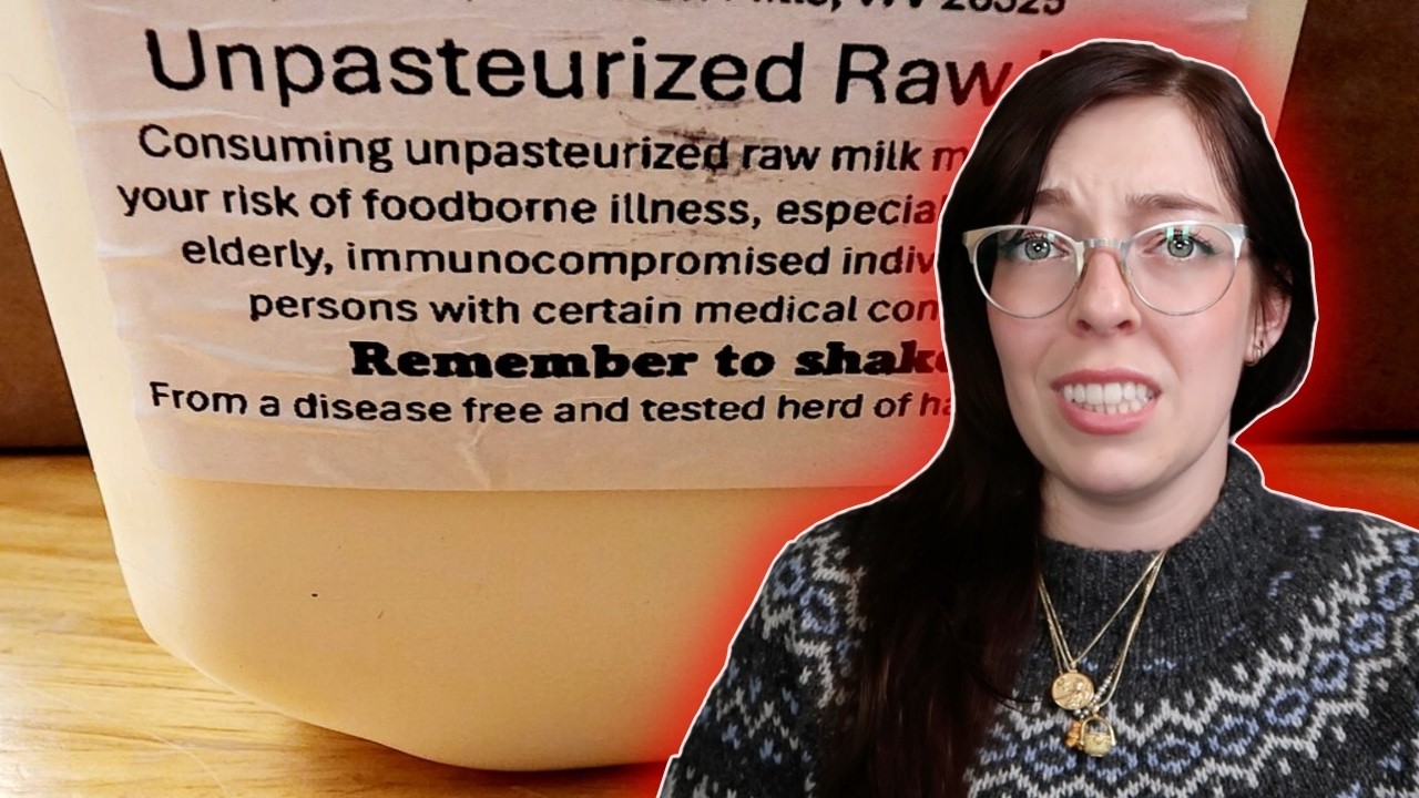 please don't drink raw milk