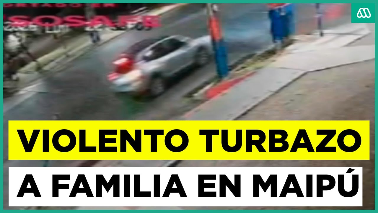 Violento asalto a familia en Maipú: golpearon al padre y se dieron a la fuga en su auto