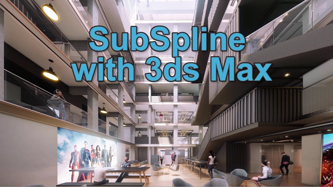 SubSpline script with 3ds Max (CC)