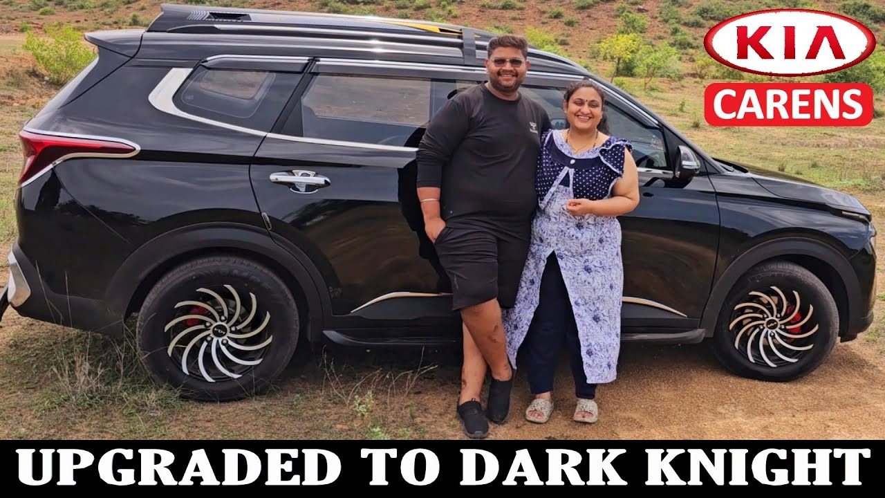 KIA CARENS BLACK MODIFIED | BASE MODEL UPGRADED TO 