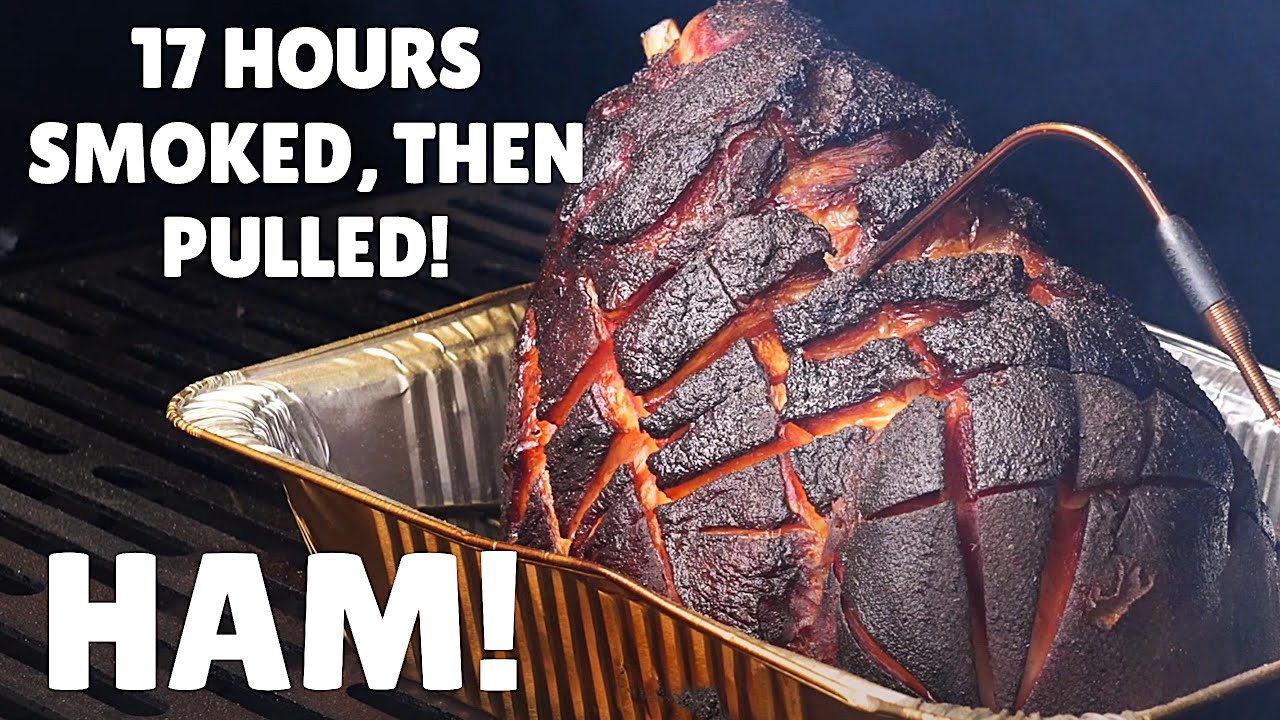 This Is Why You Need To SMOKE And PULL Your HAM | 17 Hours Smoked PULLED HAM