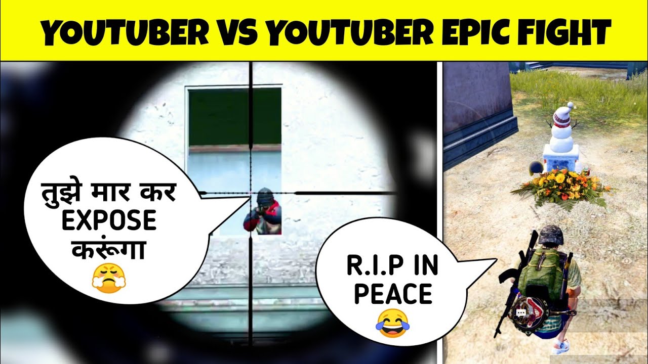 🔥 THIS BIG YOUTUBER CHALLENGE ME IN POCHINKI - YOUTUBER VS YOUTUBER - LEGEND X - PUBG MOBILE HINDI