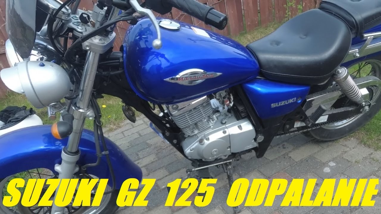 Suzuki GZ 125 Marauder | Odpalanie po zimie 2022 | Marauder trochę marudził! First start