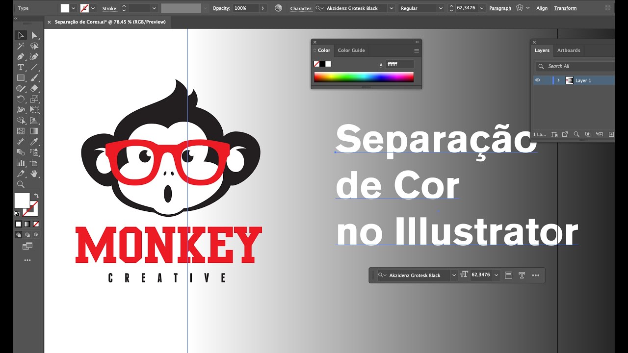 COSMOS | Separação de Cor no #illustrator