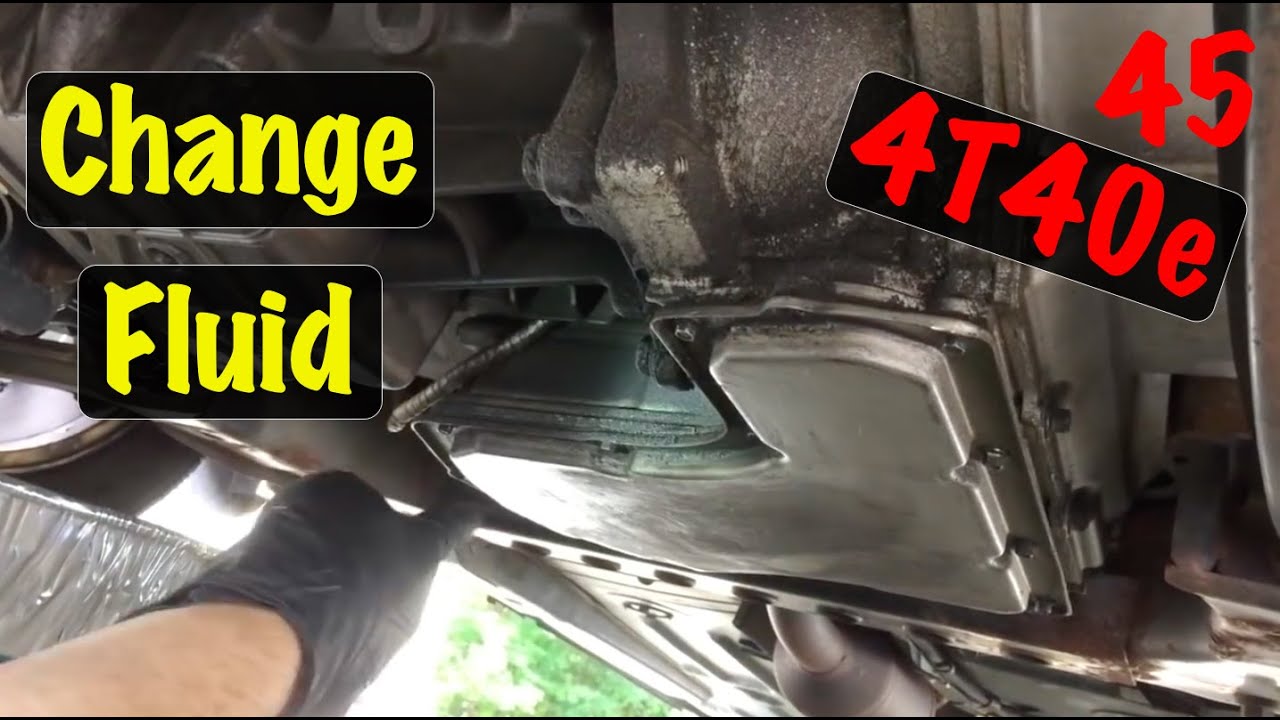 1995 - 2010 GM Automatic Transmission 4T40E / 4T45E Fluid & Filter Change Pan Drop (Chevy & Pontiac)