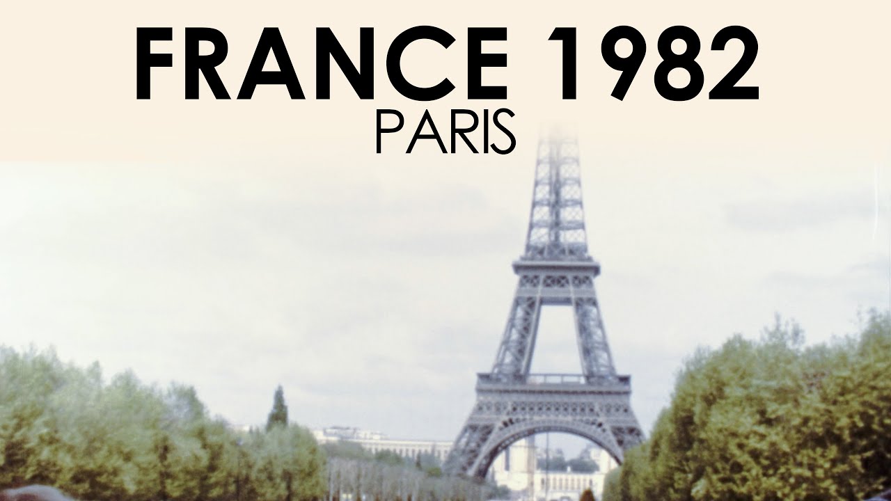 Archive footage of Paris in 1980s | France Super 8 home movie film