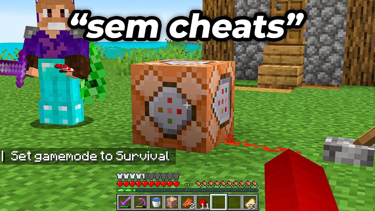 Я добыл самый редкий блок в режиме выживания Minecraft