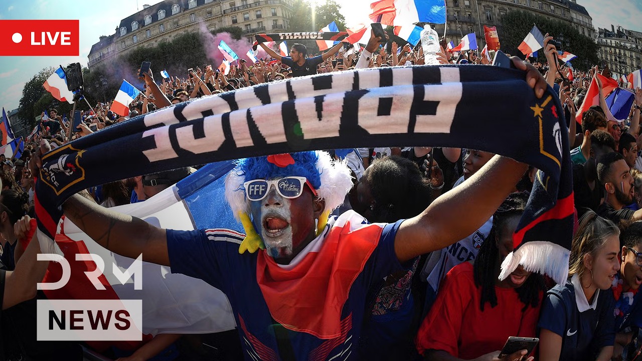 LIVE: Thousands of Supporters Fill Paris Fan Zones for France vs Norway FIFA World Cup Clash | AD1N