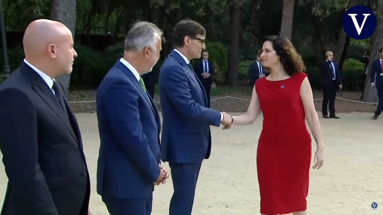 Así ha sido la llegada de Ayuso a la Conferencia de Presidentes