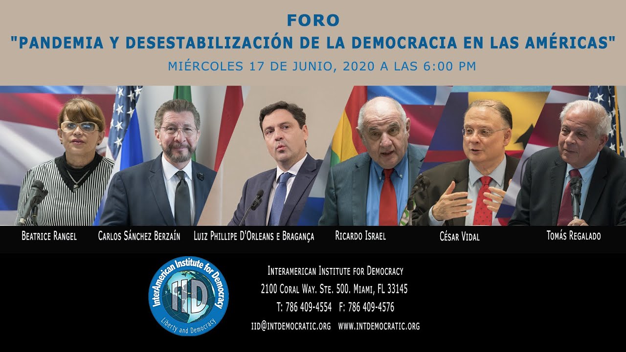 FORO: Pandemia y desestabilización de la democracia en las Américas