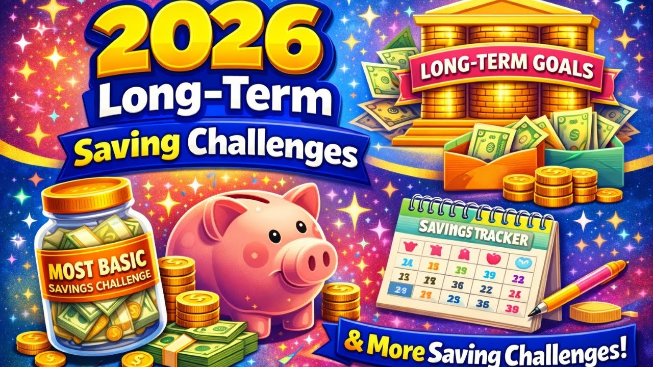 Starting My 2026 Long-Term Savings Challenges 💰 | The Most Basic Way to Save! | Saving With Dee