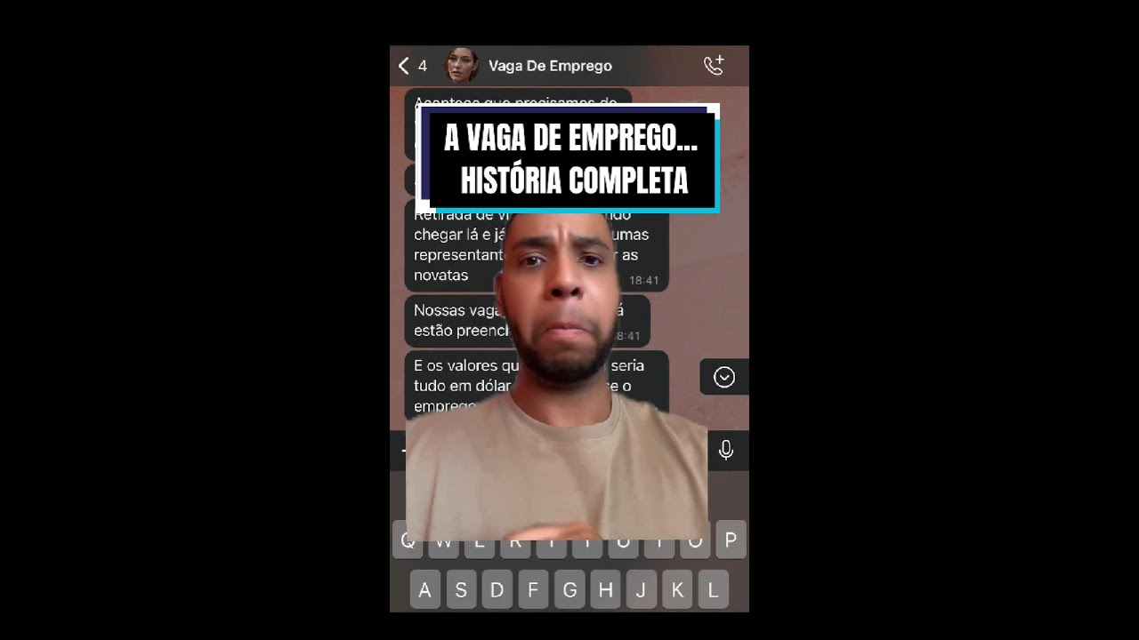 A VAGA DE EMPREGO - HISTÓRIA COMPLETA