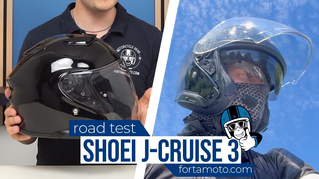 Shoei J-Cruise 3 review & Sena SRL-3 ROAD TEST | FortaMoto.com