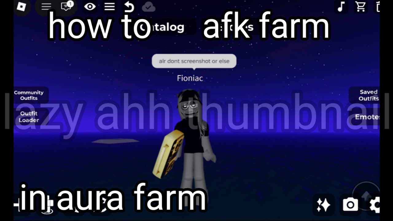 How to afk farm in aura farm game like a pro (real) 