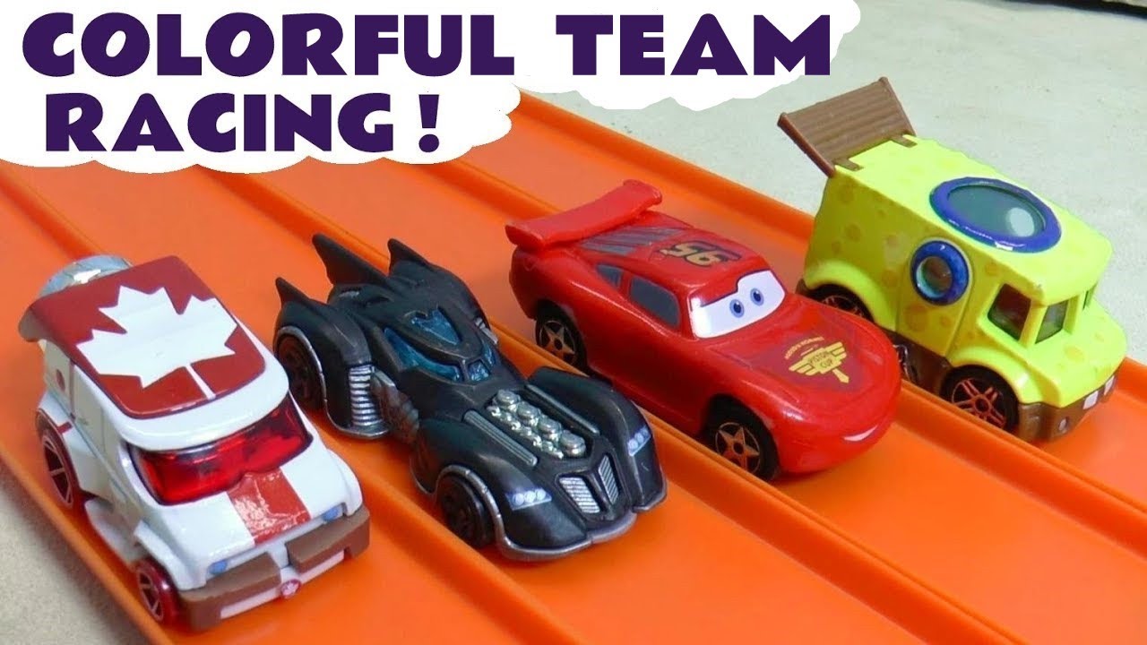 Team Toy Car Racing With The Funlings