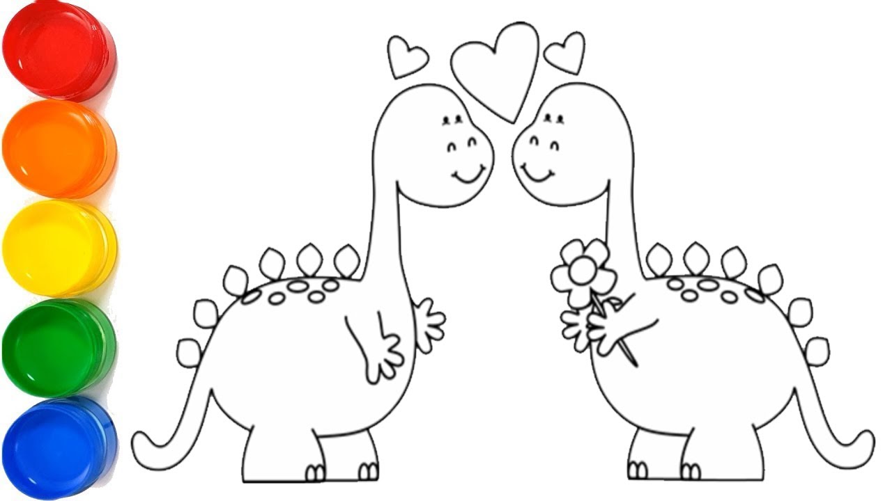 Let's Learn to draw Dinosaur | How to Draw Dinosaur Easy | KS ART