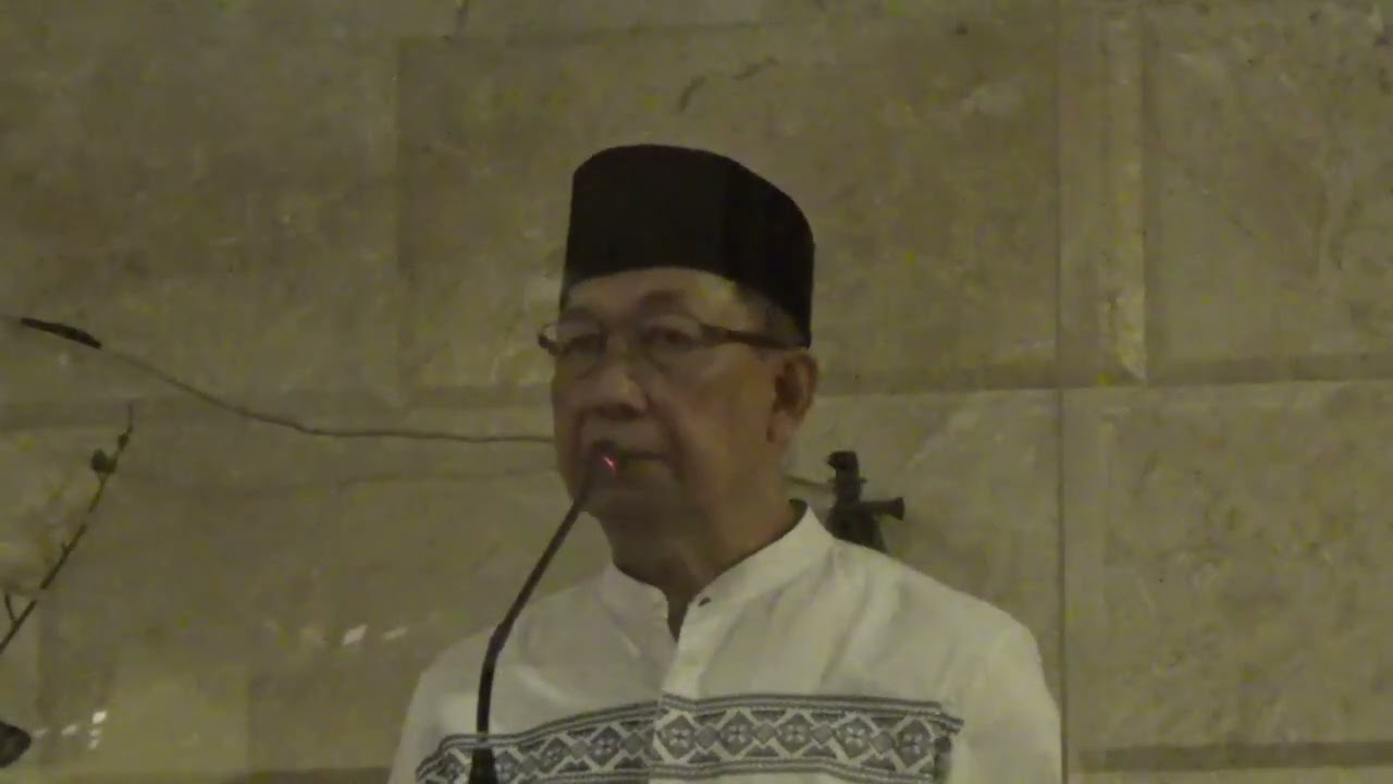Tarawih Hari Pertama. Sambutan Ketua DKM dan Yayasan Masjid Puri Cinere