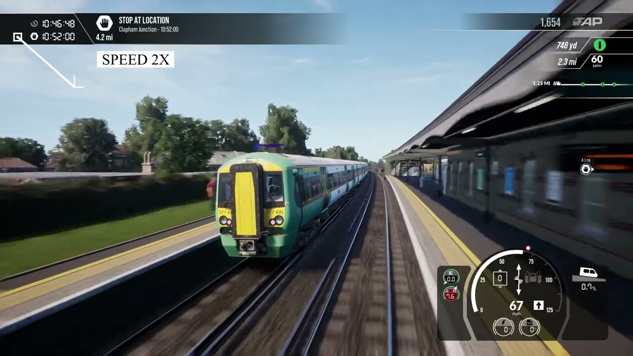 Train Sim World 4 (TSW4) London Commuter (Southern EWS) BR Class 377/4 - Slow Way Home