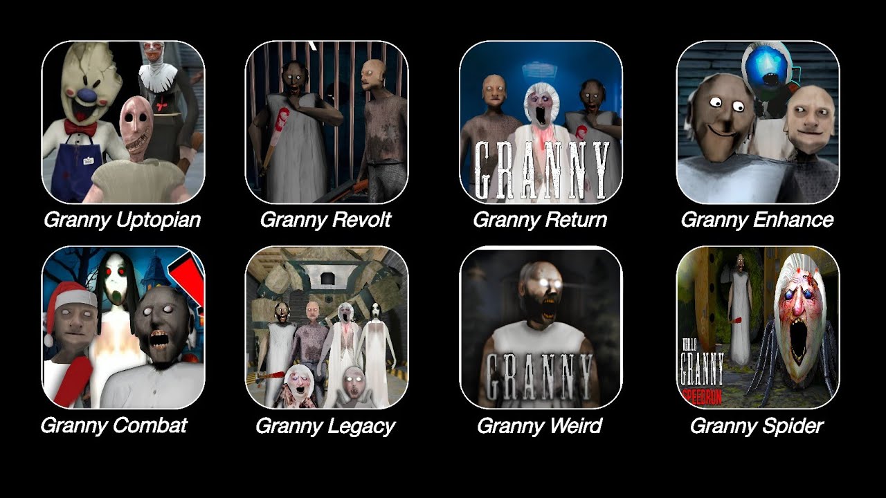 Granny Uptopian 3 Granny Revolt Granny Legacy Enhance Granny Wired All New Helicopter Escape 