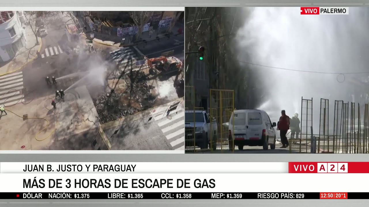 🔴 PREOCUPACIÓN POR FUGA DE GAS EN PALERMO