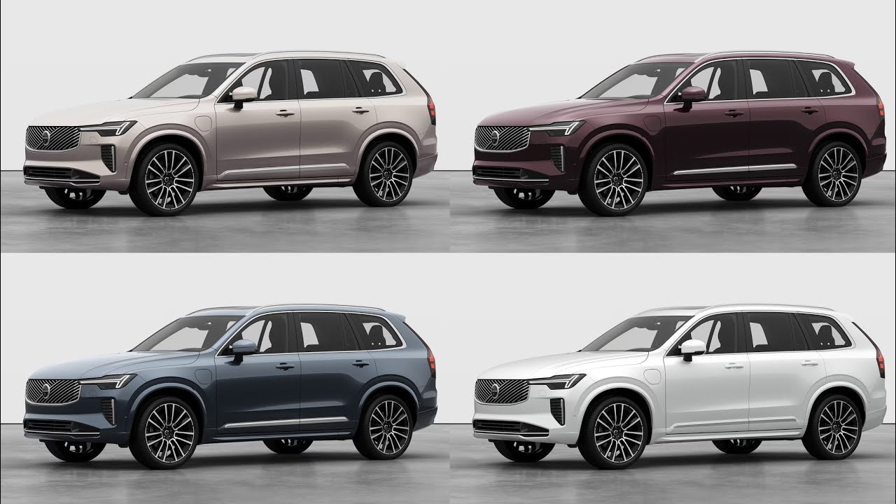 Новый Volvo XC90 2025 года — ЦВЕТА