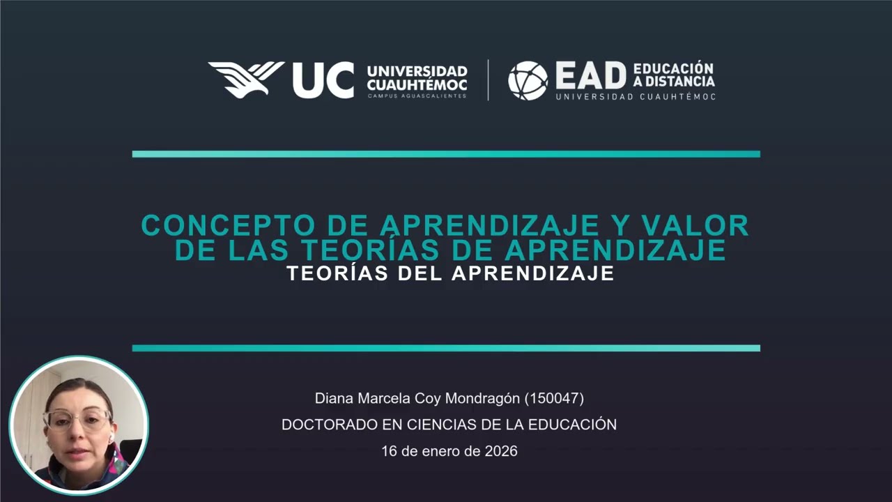 Concepto de Aprendizaje y Valor de las teorías del aprendizaje