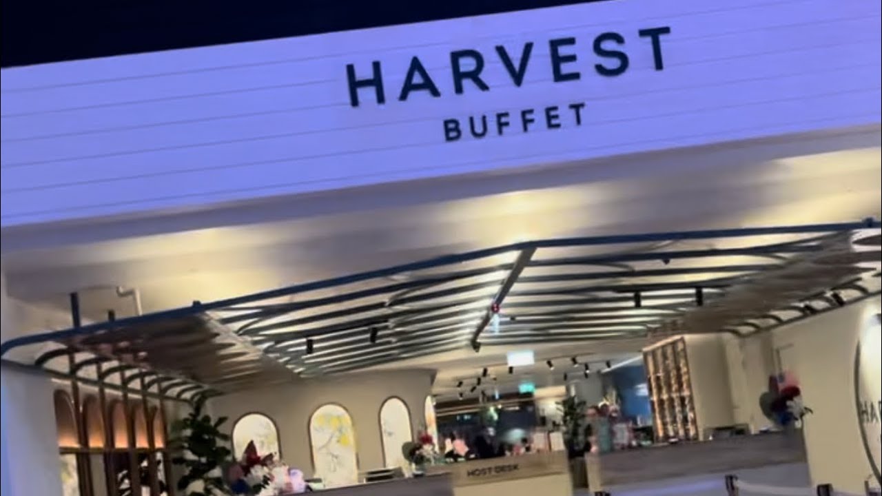 Harvest Buffet restaurant food tour & review