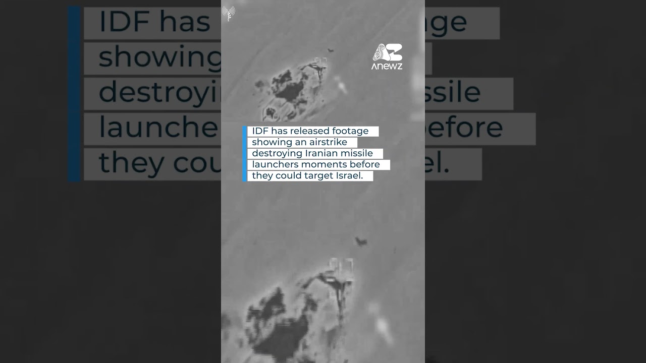 Iranian missile launchers destroyed by Israeli forces