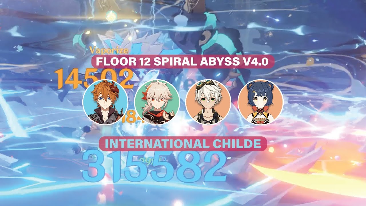 International Childe All Chambers - Floor 12 Spiral Abyss 4.0 (Genshin Impact)