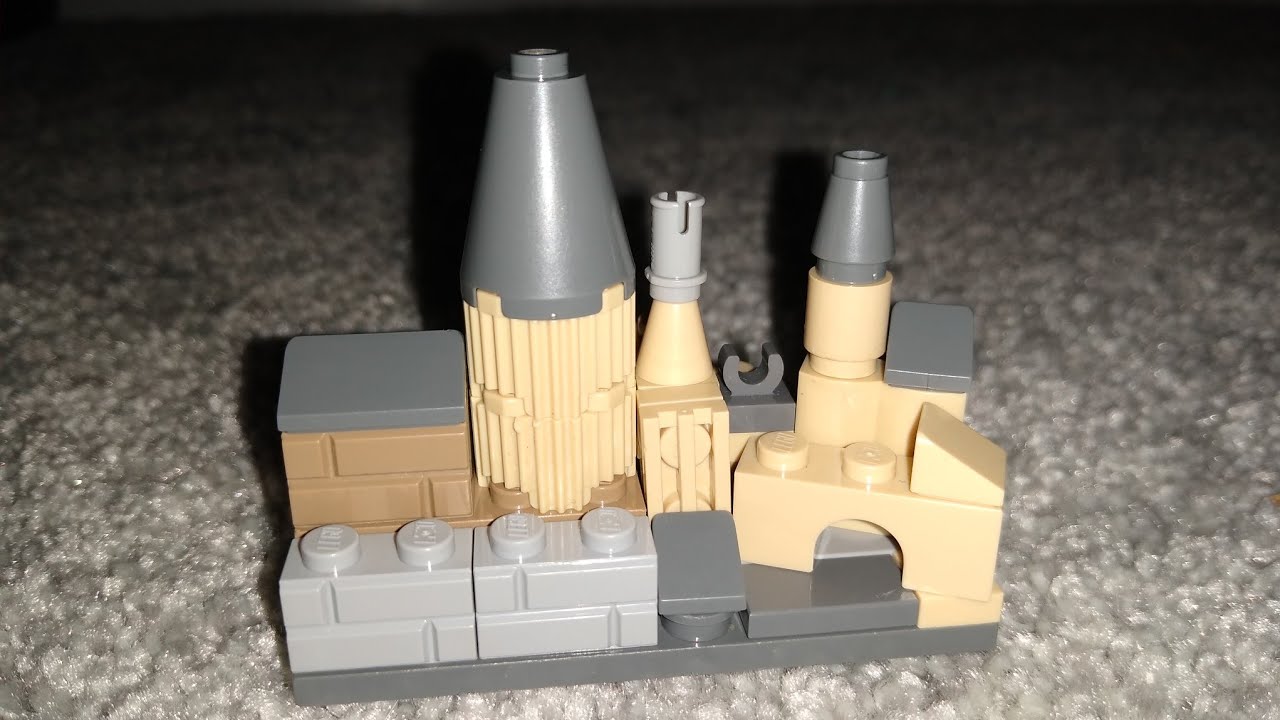 Micro Hogwarts Castle MOC Tutorial! | TeamFutbolFC