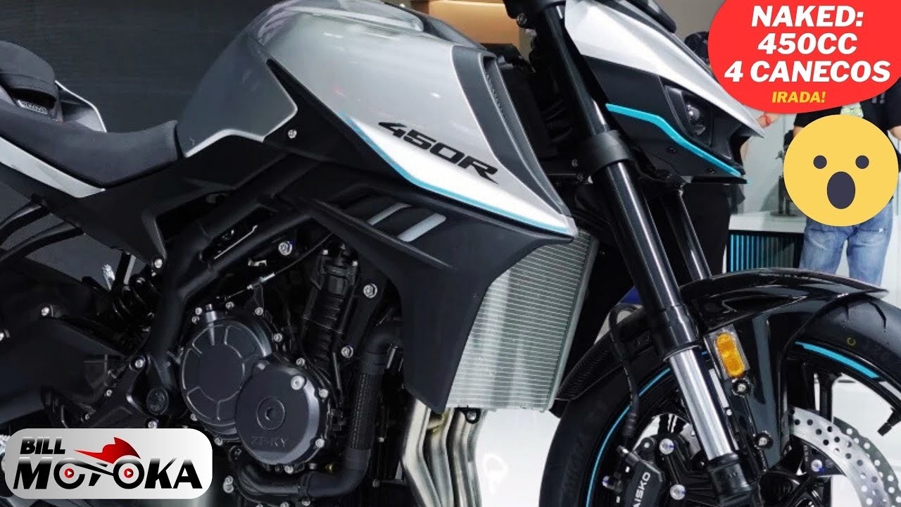 Essa NAKED 450cc de 4 canecos é o sonho de todo menino grande, não tem nada igual na categoria.