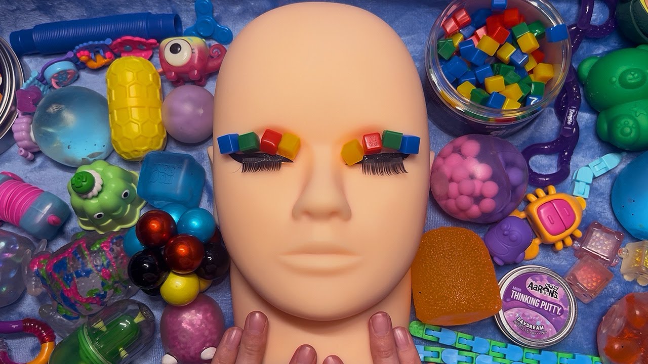 ASMR Fidget Makeup on Mannequin (Whispered)