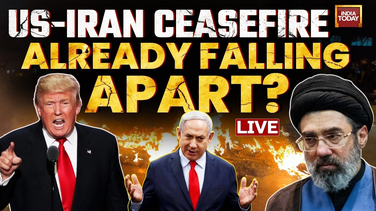 US Iran War LIVE: US-Iran Ceasefire Falling Already Falling Apart? | Trump-Iran | Middle East War