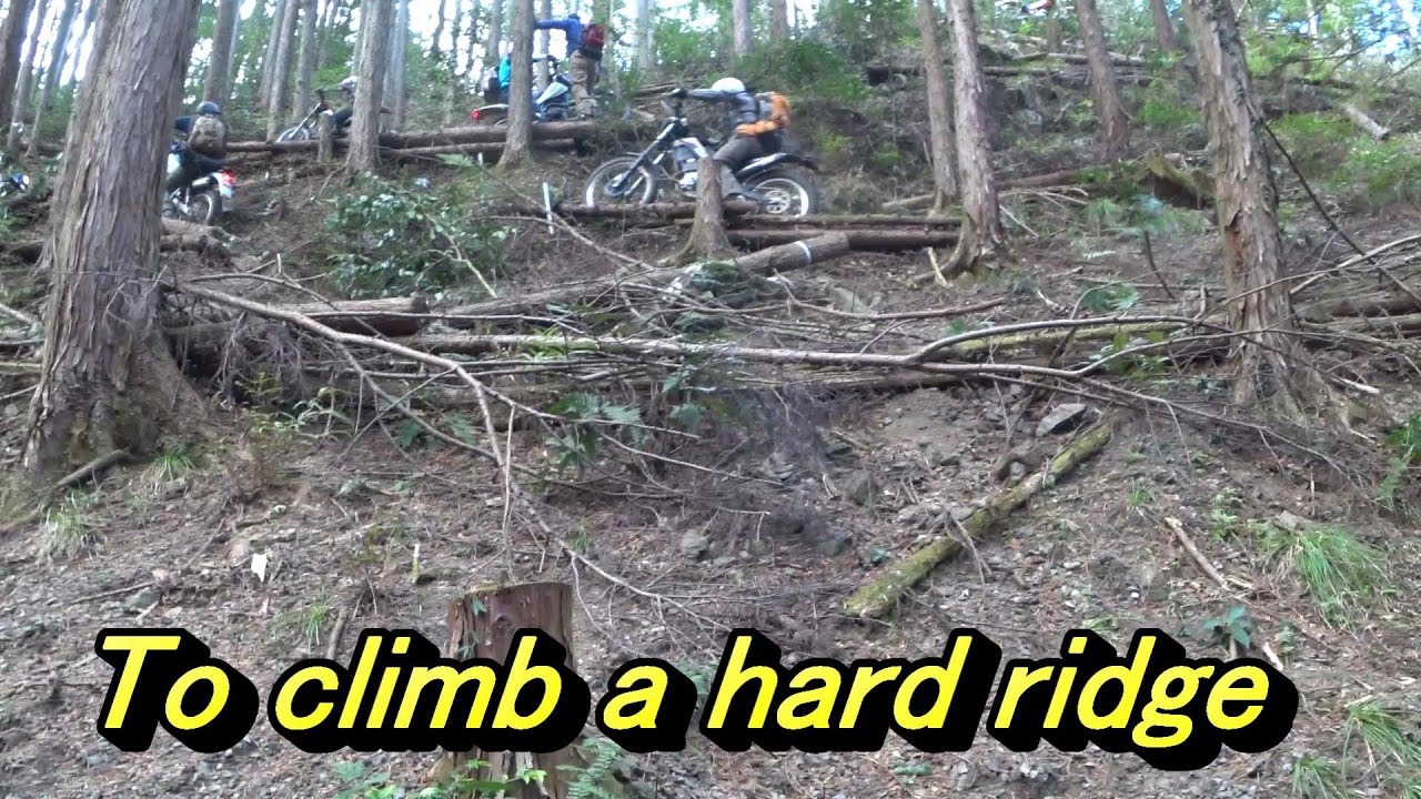 To climb a hard ridge     060322