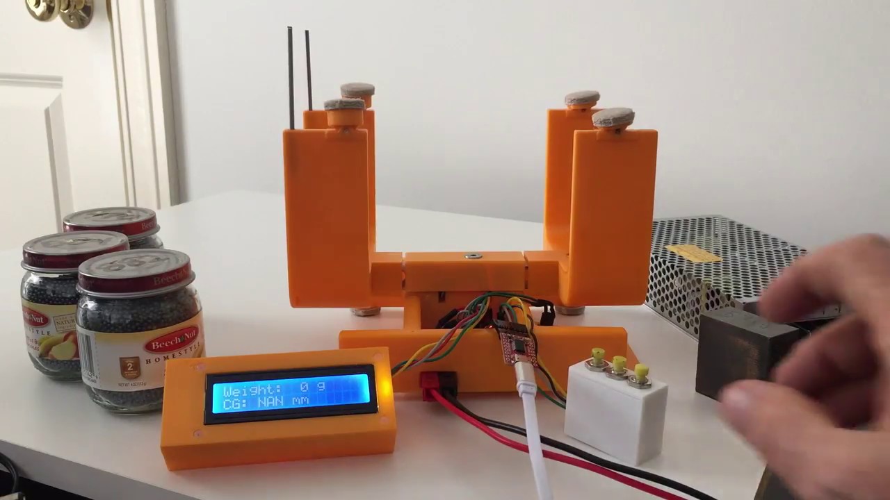 DB_CG_scale initial setup and calibration