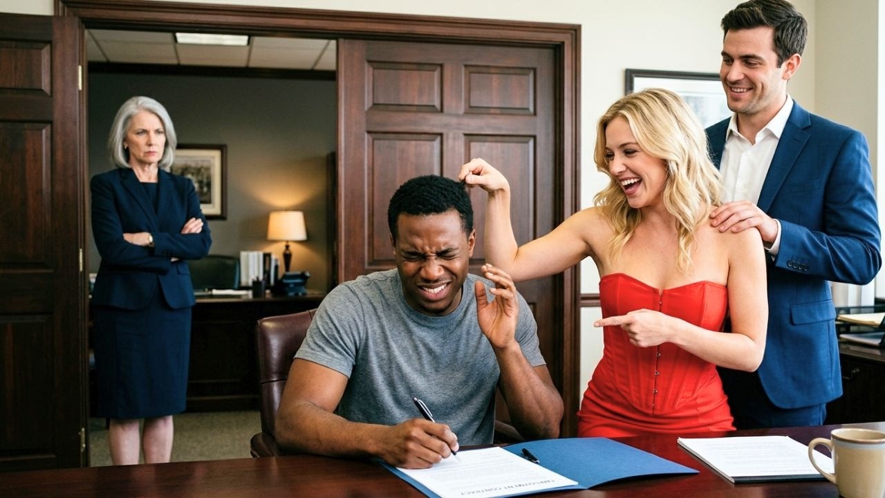 Black Husband Signed Divorce Papers—You'll Need That $8K—His Billionaire Mom Was Watching