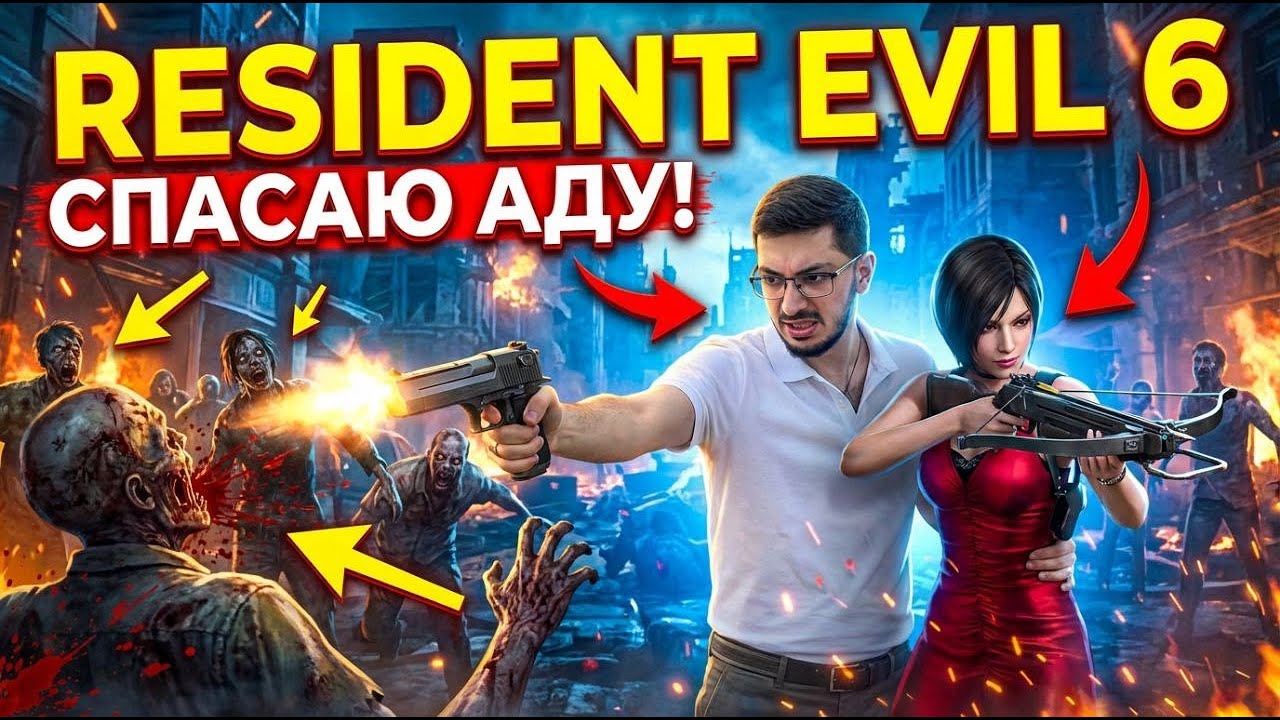 Марафон Резиков ► Resident Evil 6 ФИНАЛ ► Стрим №21