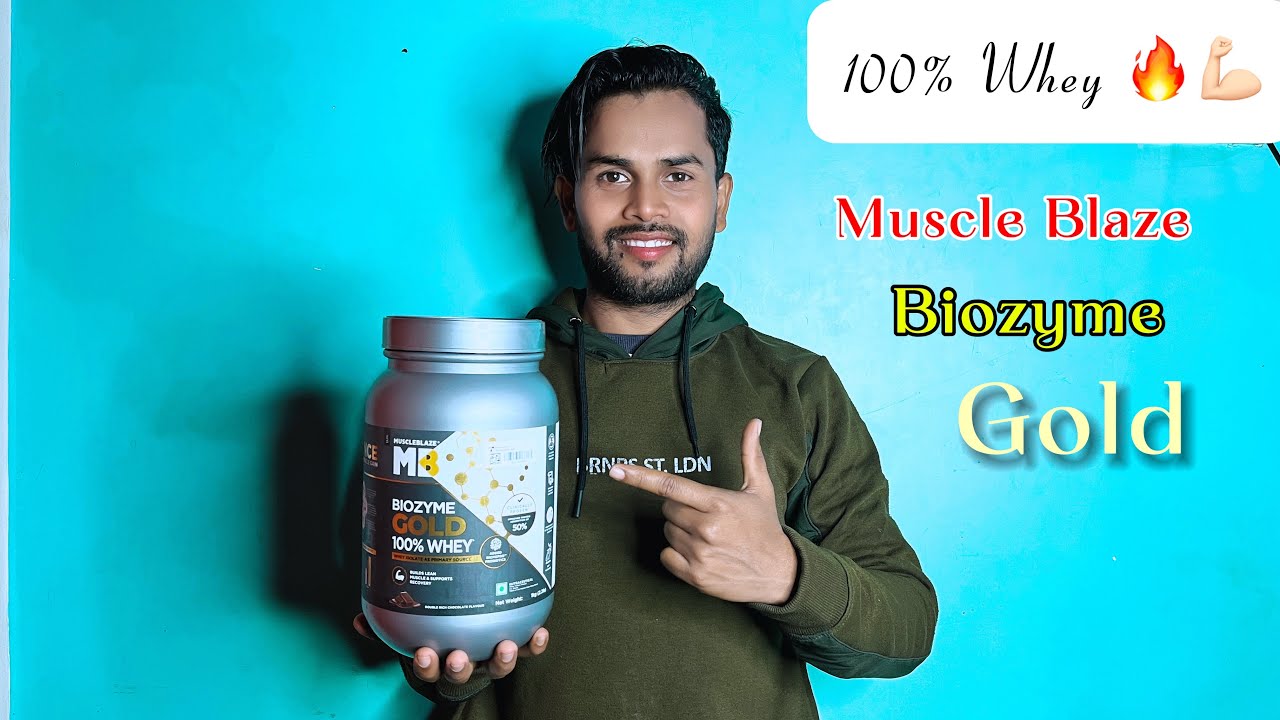 MuscleBlaze Biozyme Gold Whey Protein Unboxing 😱 | India’s No.1 