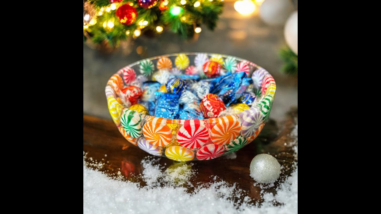 How To Make A Stunning Resin Candy Dish. It's Easy And Beautiful!
