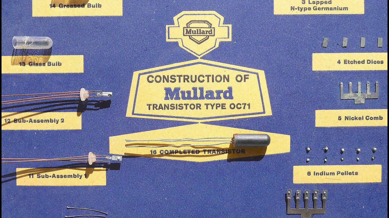 OC71 Transistor Construction -  F-J's Physics - Video 216