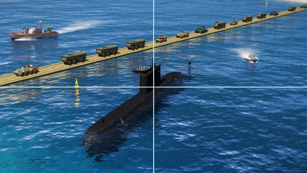 Russia Sent Reinforcement at Collapsed Crimean Bridge but was Taken Out by Ukraine's Missile Trap!