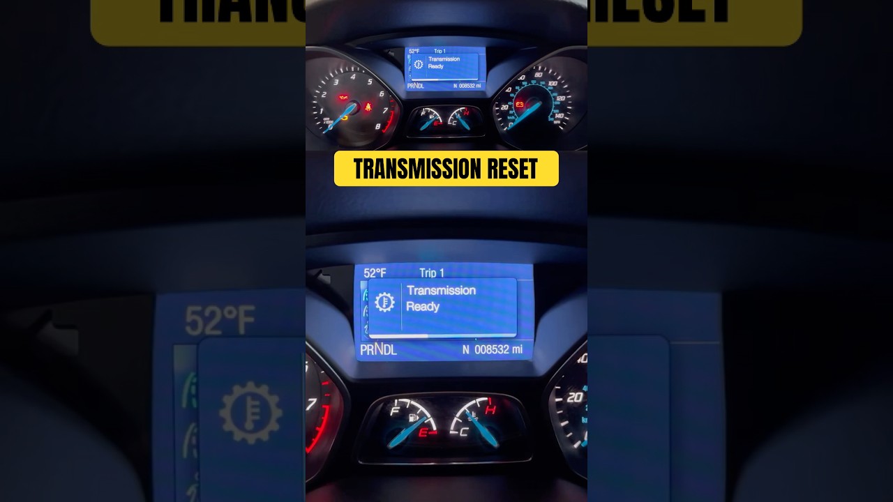 RESETTING FORD FOCUS TRANSMISSION CONTROL MODULE