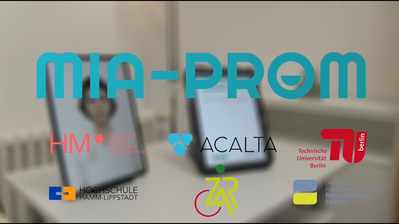 Research project - MIA-PROM: KI-Gestützte Erhebung von Gesundheitsdaten