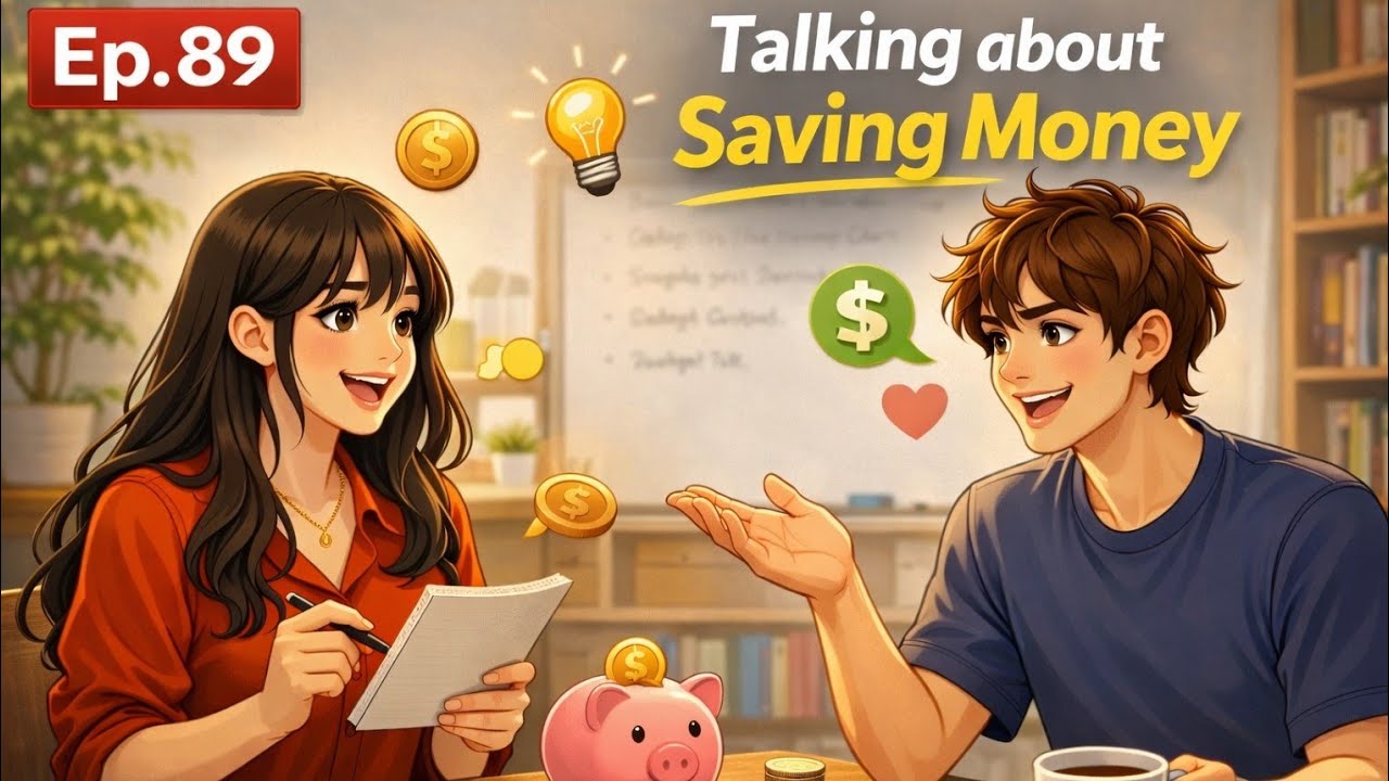 Talking about Saving money | Real Easy English Conversation for Beginners
