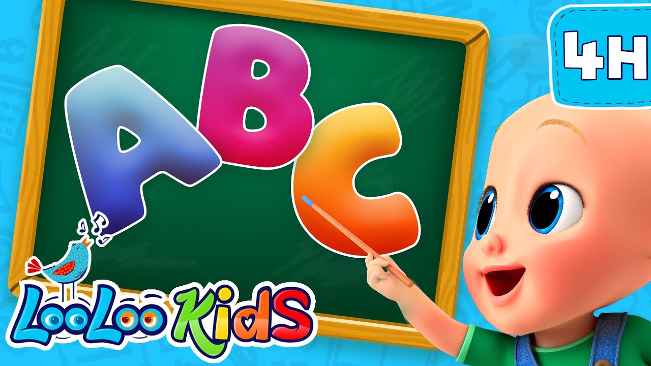 🔠 Learn ABC with Games | Kids Songs Compilation 👾 | Preschool Activites at Home | LooLoo Kids