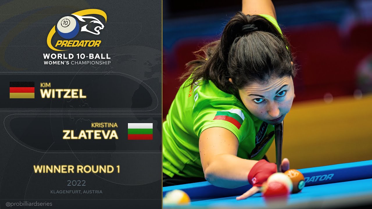 Kristina Zlateva vs Kim Witzel ▸ Predator World Women’s 10-Ball Championship