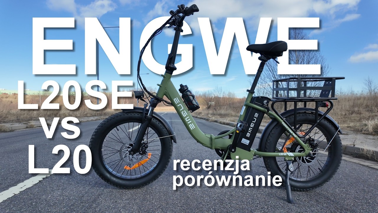 SKŁADANY ROWER ENGWE L20SE vs L20 - nie 3.0 ale... Recenzja porównanie. #buybestgear #ebike #ebikes