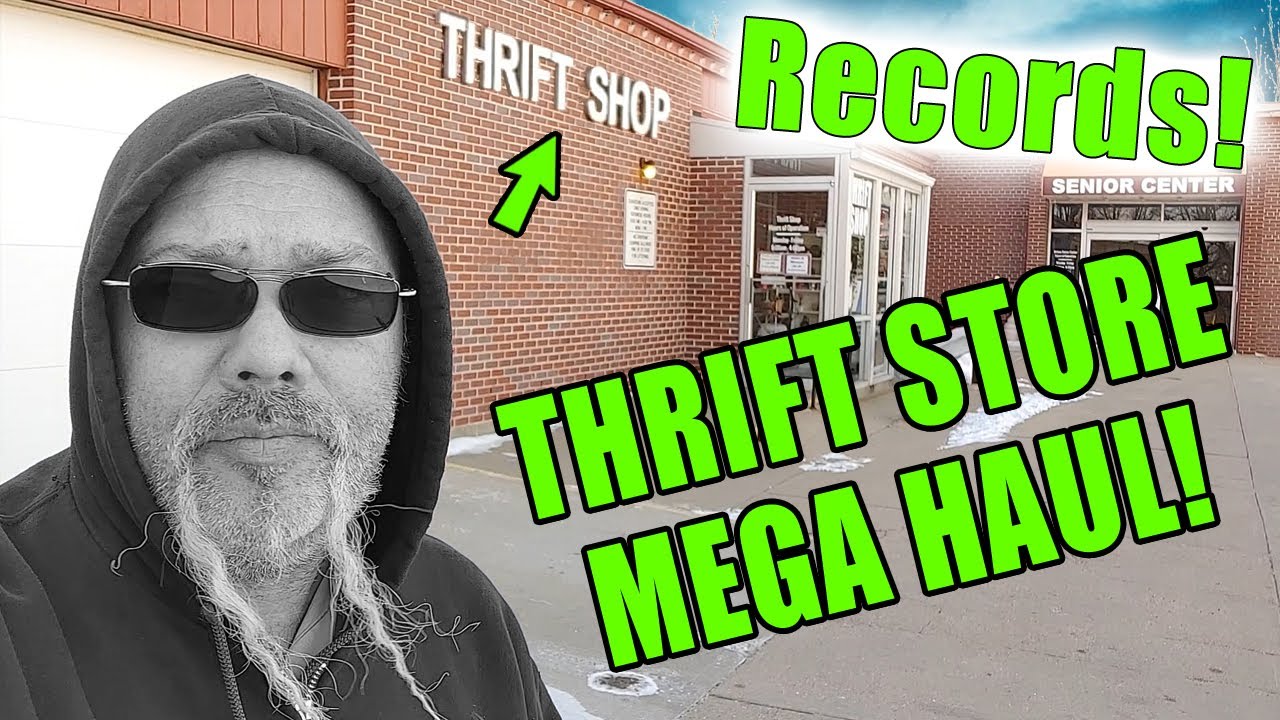 Thrift WITH Me for Vinyl Records MEGA HAUL Vinyl Community 2022 record collecting