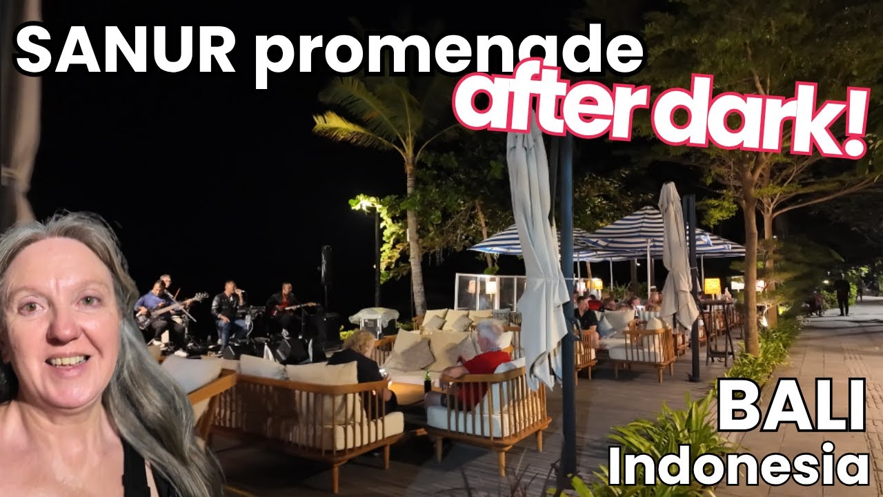 Sanur promenade night walk | Bali travel guide